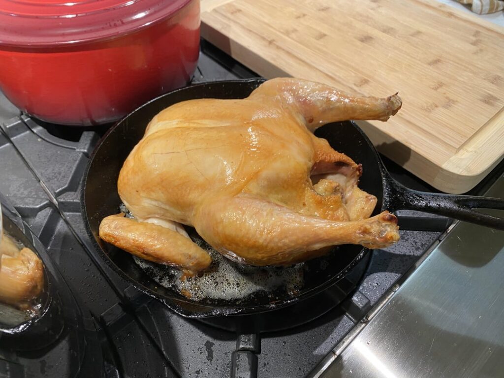 I’ve (nearly) perfected the cast iron “jumpstart” roast chicken! I’ve (nearly) perfected the cast iron “jumpstart” roast chicken!