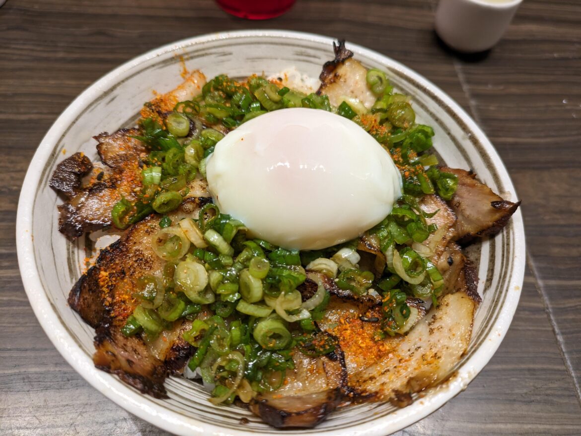 The most perfectly cooked egg from Tsujita LA in Sawtelle