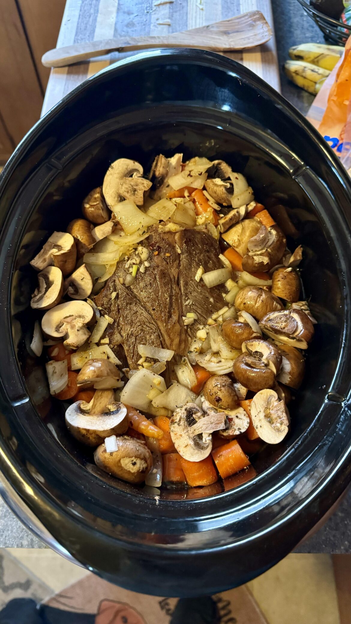 It smelled too good and I forgot to take an after picture….