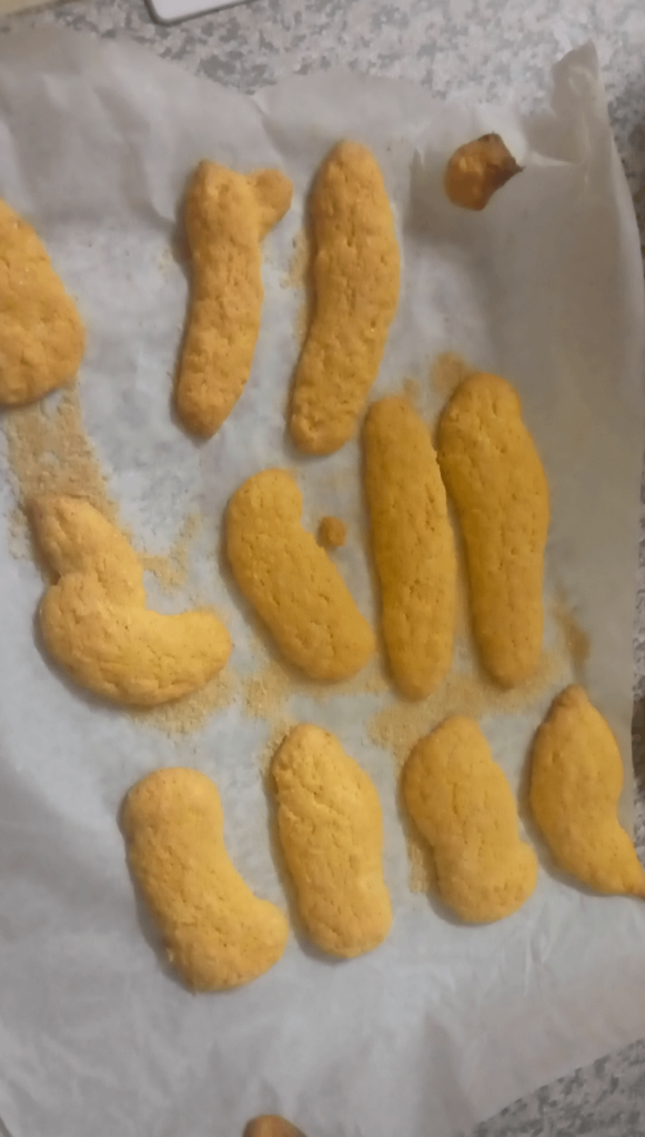 My first attempt at the one bowl ladyfingers