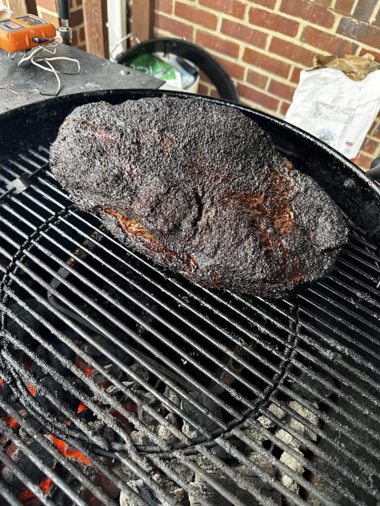 Weber Kettle brisket