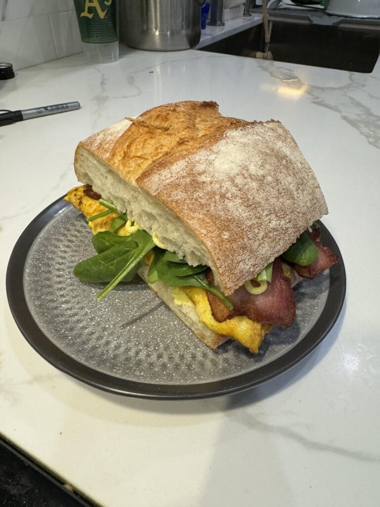 Been practicing this breakfast sandwich and feel like I’ve got it down