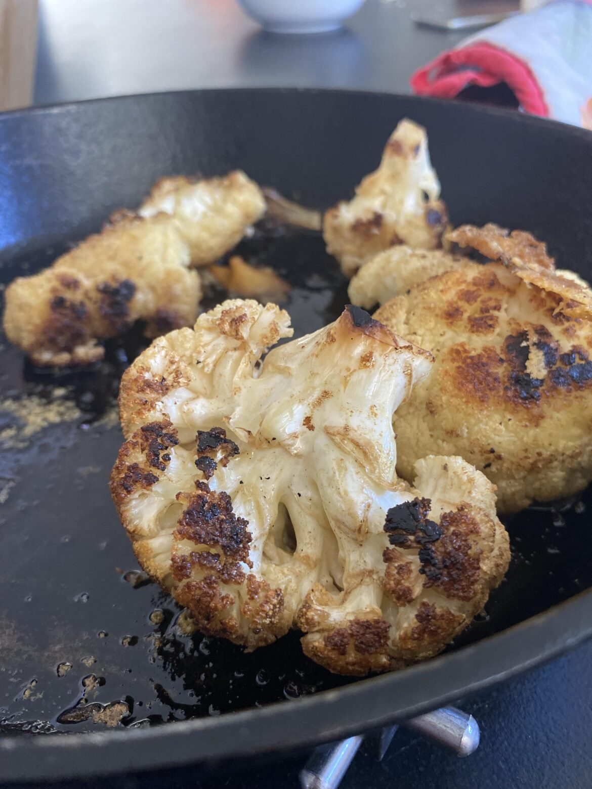 Pan fried Cauliflower
