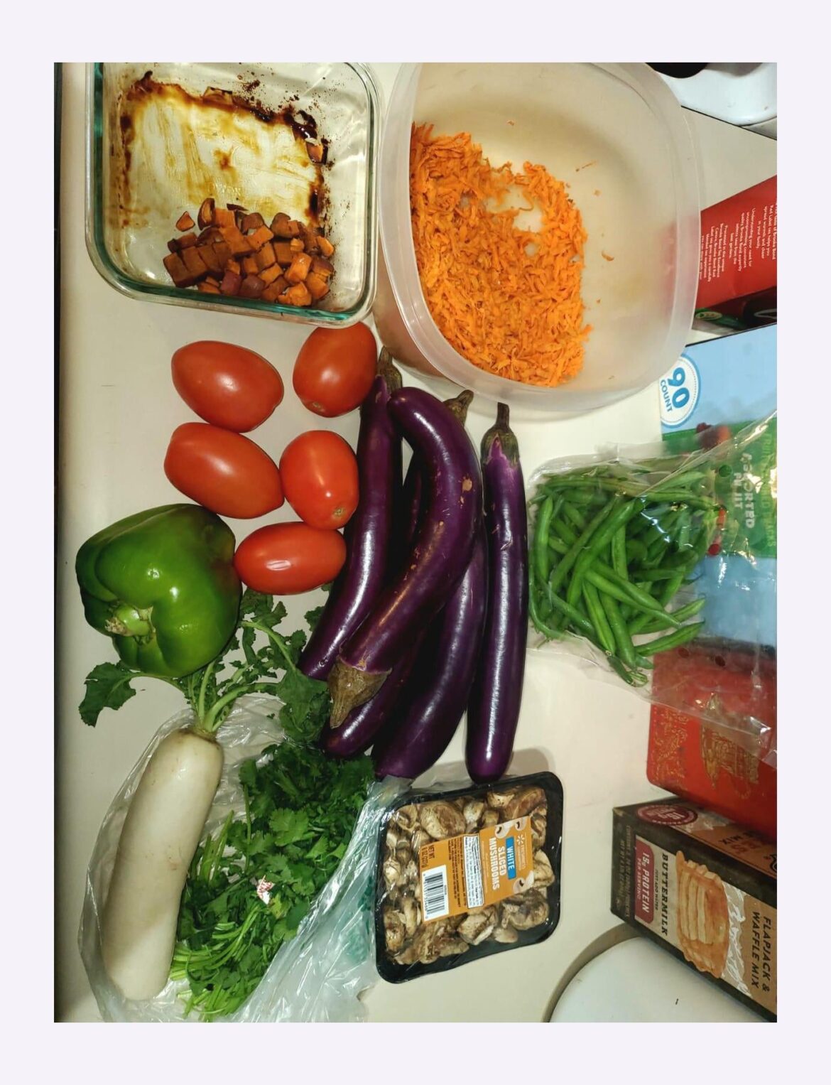 Lefgover Veggies - What would you cook?