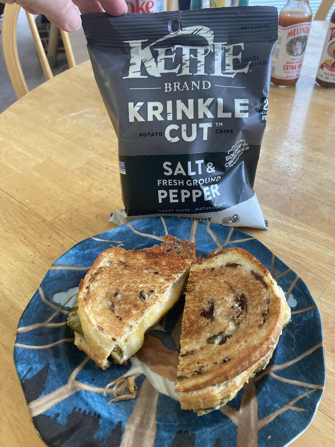 Sardine Bread Grilled Cheese with mustard and pickles Dining and Cooking