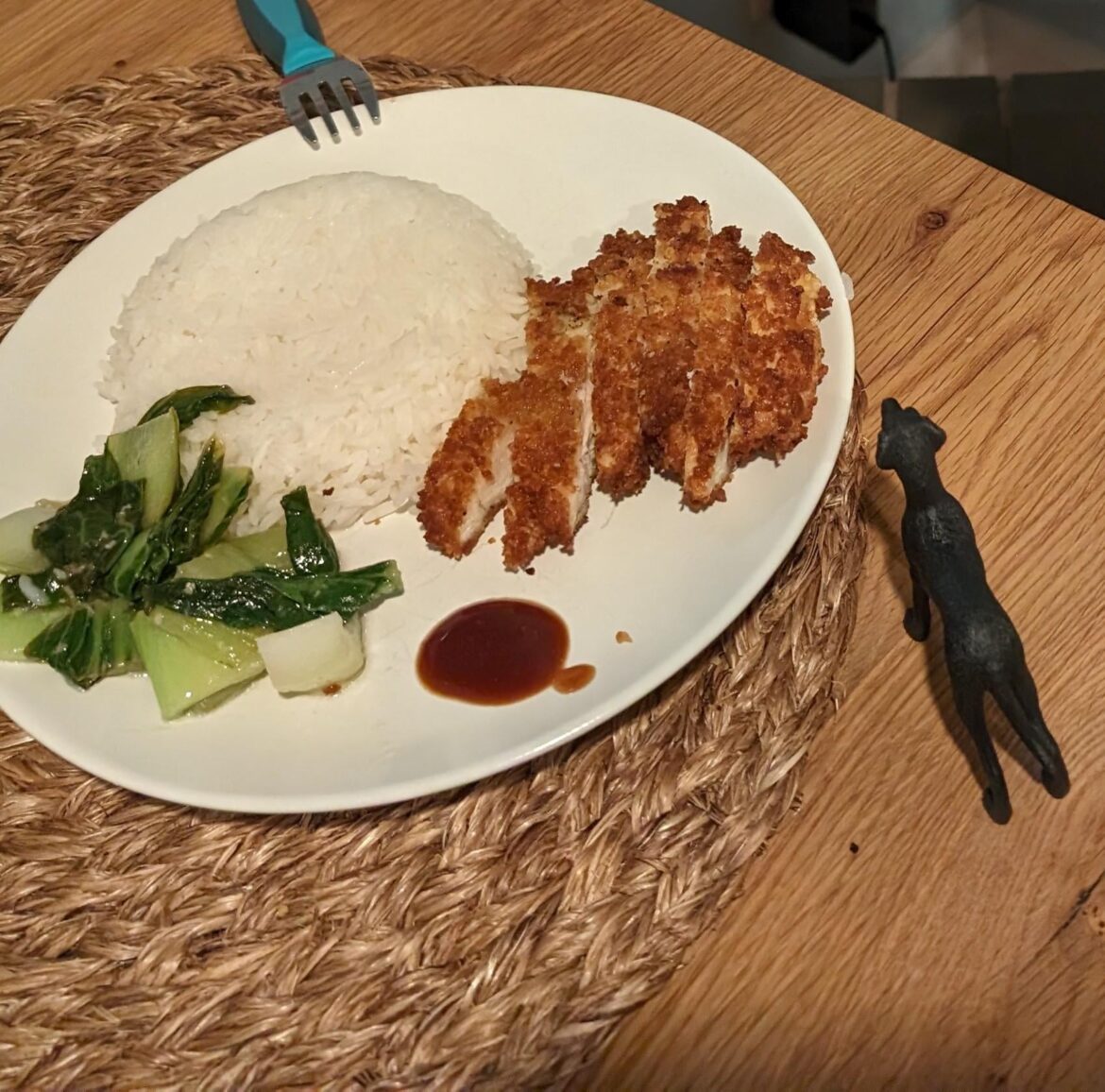 Chicken Tonkatsu for my toddler
