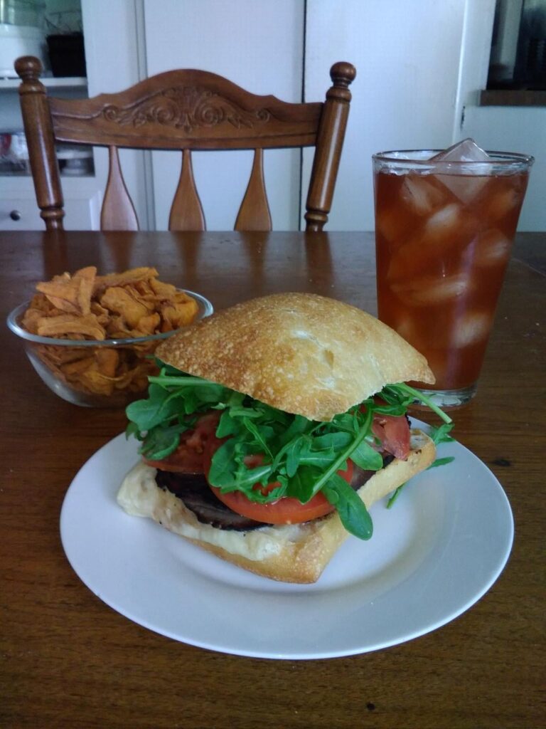 Roast beef and horseradish