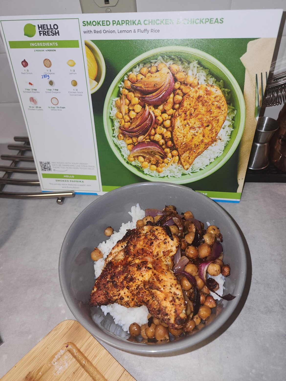 Smoked Paprika Chicken & Chickpeas