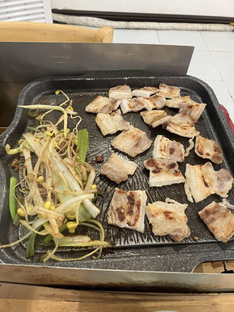 Just had casual Korean pork belly BBQ 🍗😋