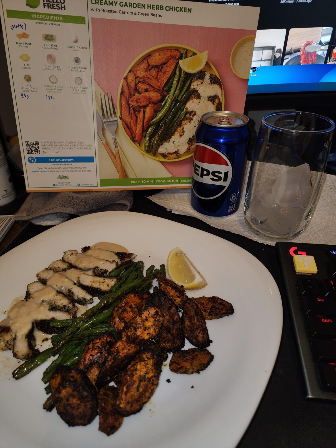 Creamy Garden Herb Chicken