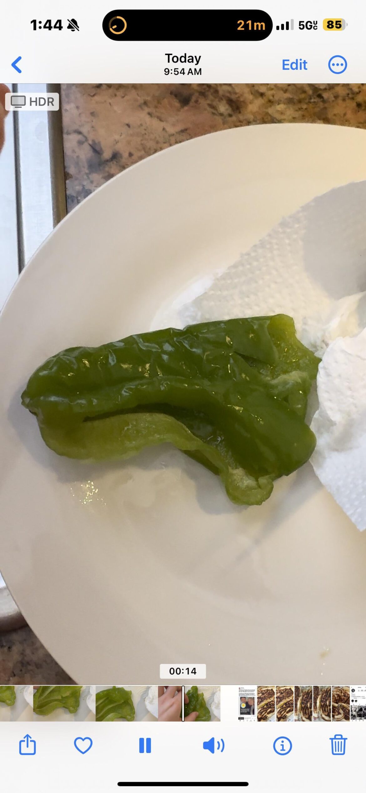 Yes this is supposed to be a “green bell pepper “ 😐