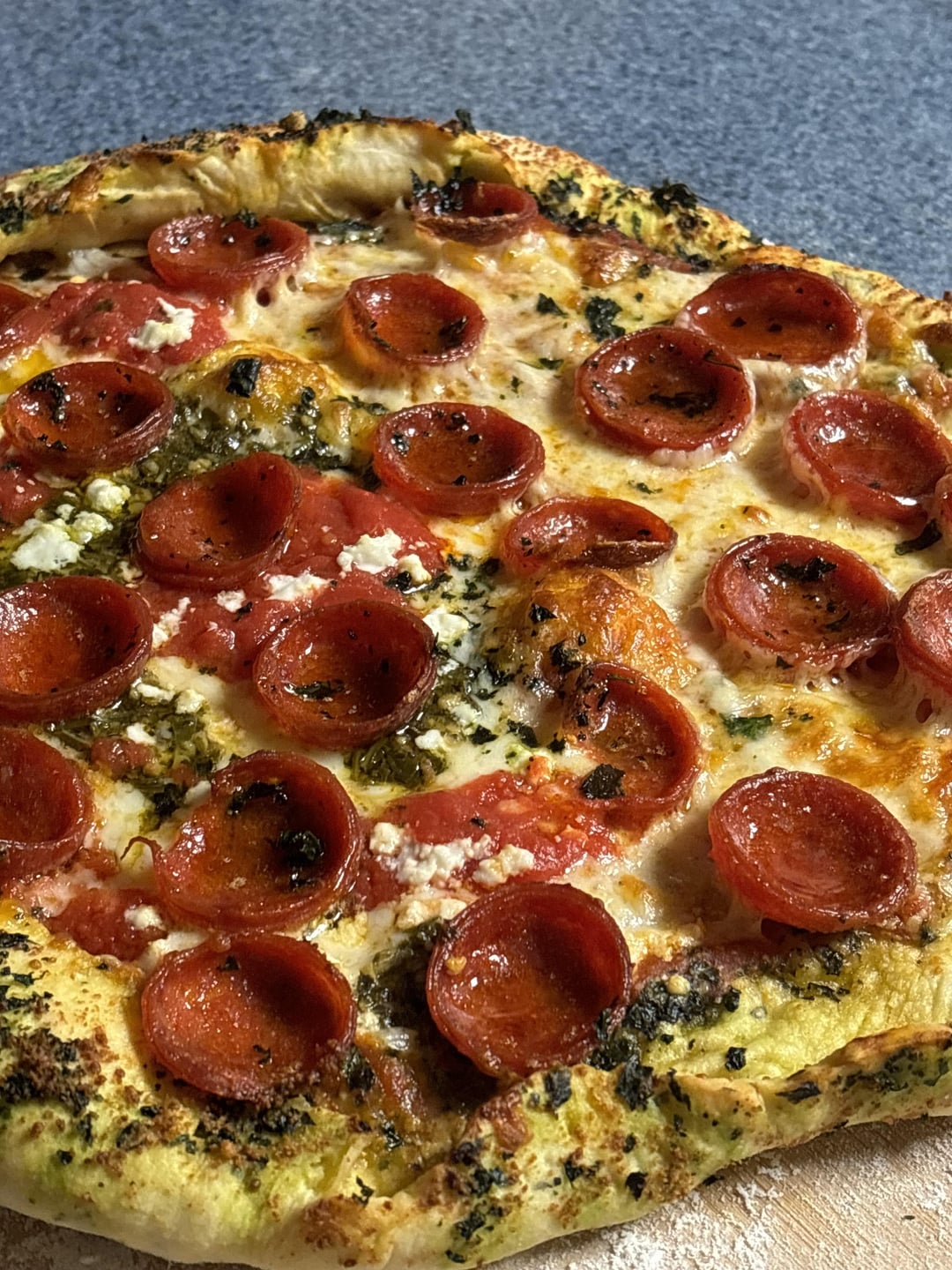 First Pizzas of 2024 Dining and Cooking