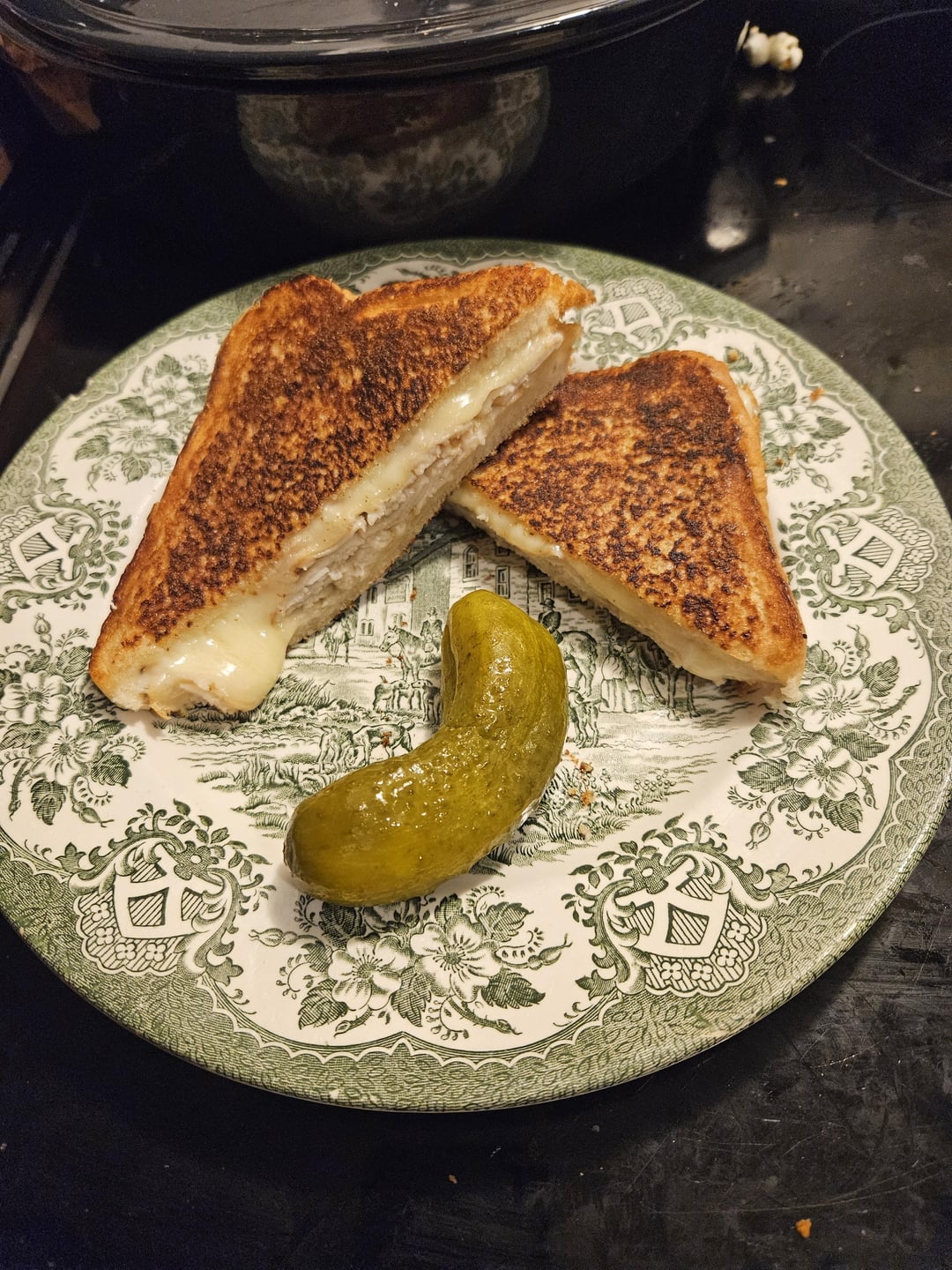 Simple turkey melt with Havarti Dining and Cooking