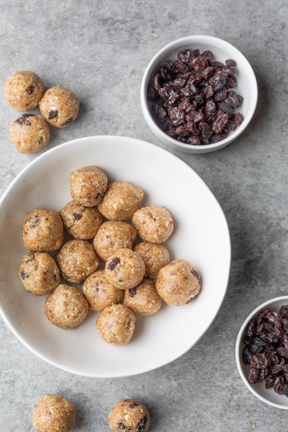 Oatmeal Raisin Cookie Dough Balls