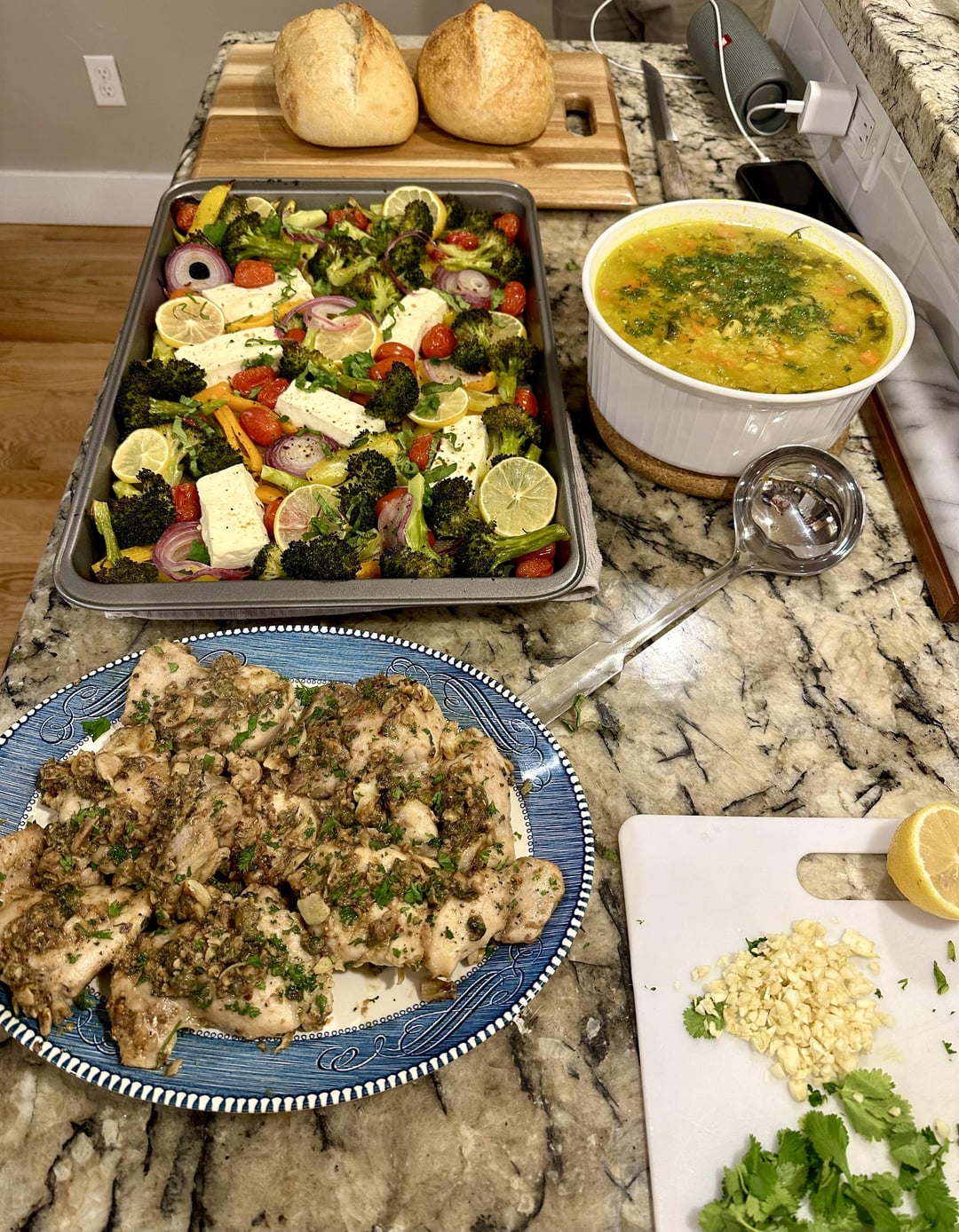 Had Family Over For Dinner Tonight I Made Sheet pan Baked Veggies And had-family-over-for-dinner-tonight-i-made-sheet-pan-baked-veggies-and