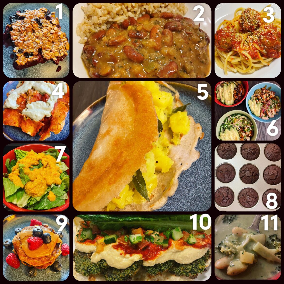 All the plant-based foods I made January 1-7! All the plant-based foods I made January 1-7!