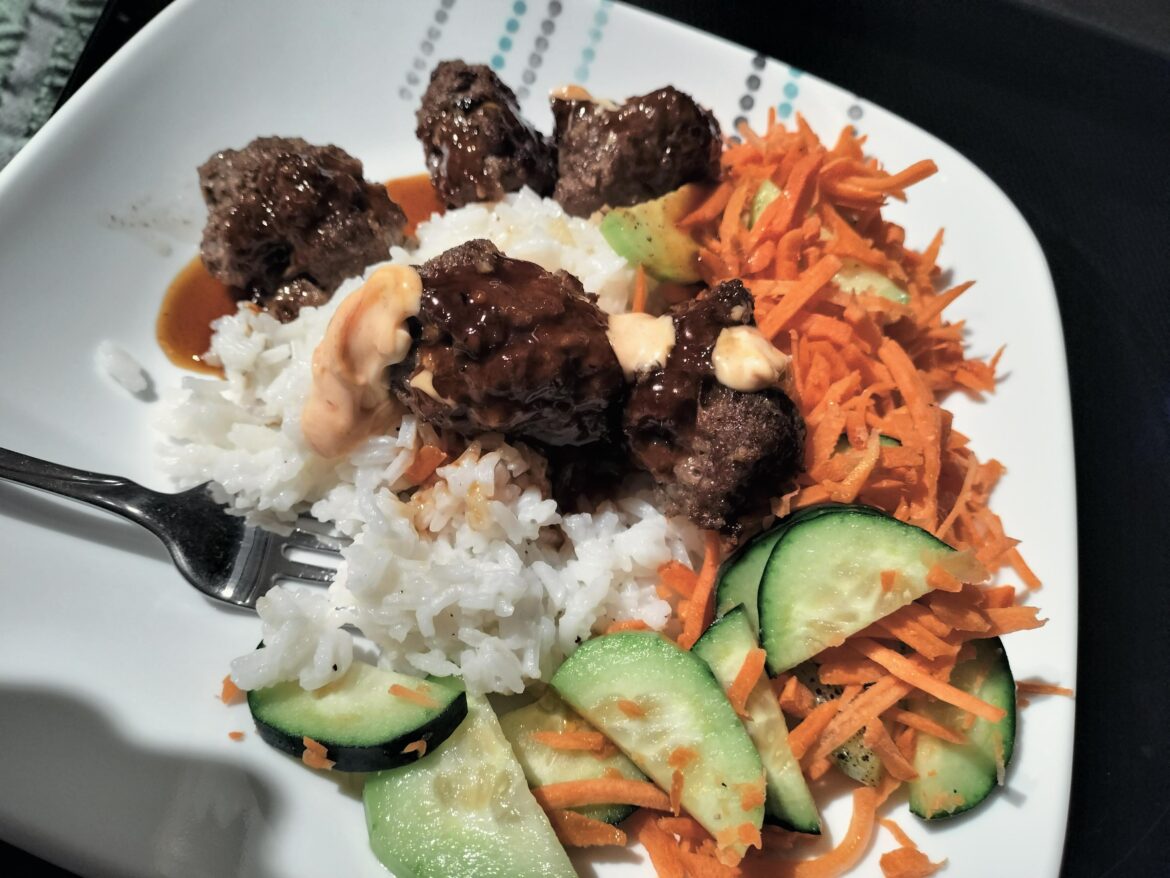 Bulgogi meatballs 10/10