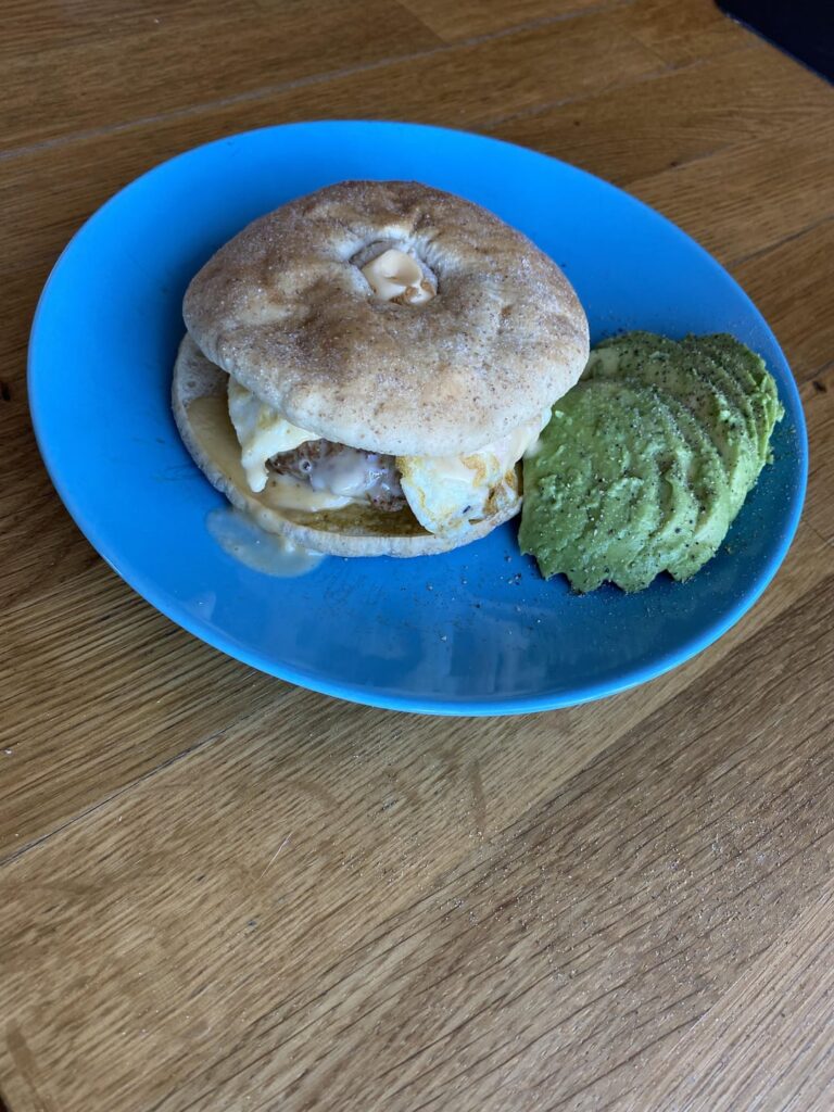 Keto style “McMuffin”