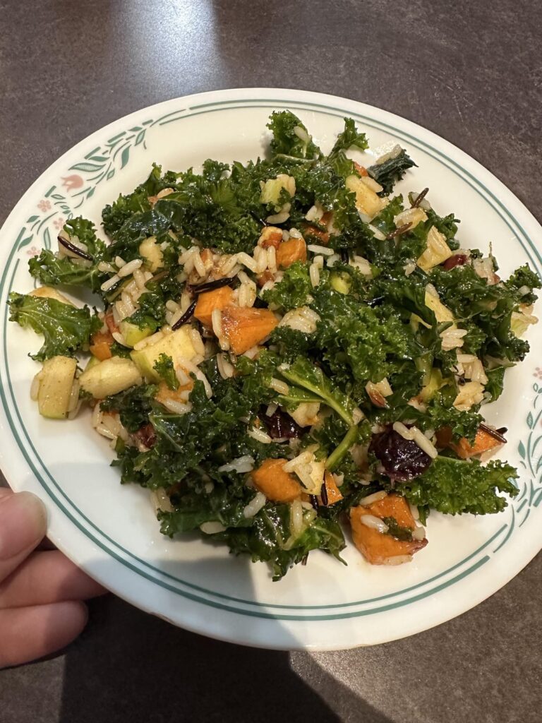 Grain and Kale Harvest Super Salad