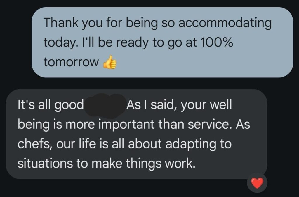 Chef appreciation post