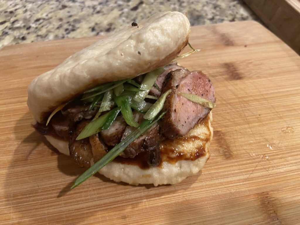 Made duck bao buns. First time making steamed buns, they could use some work but end of the day I’m glad I tried making somthing new and managed to have it come out tasting good.
