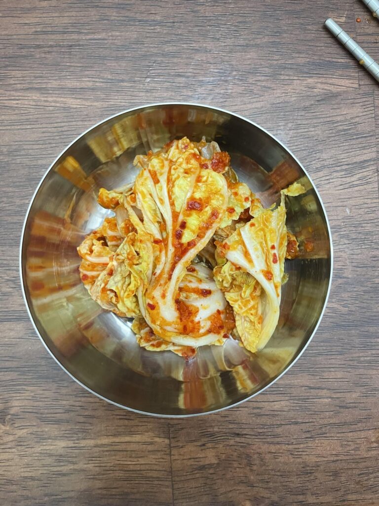 Homemade kimchi!