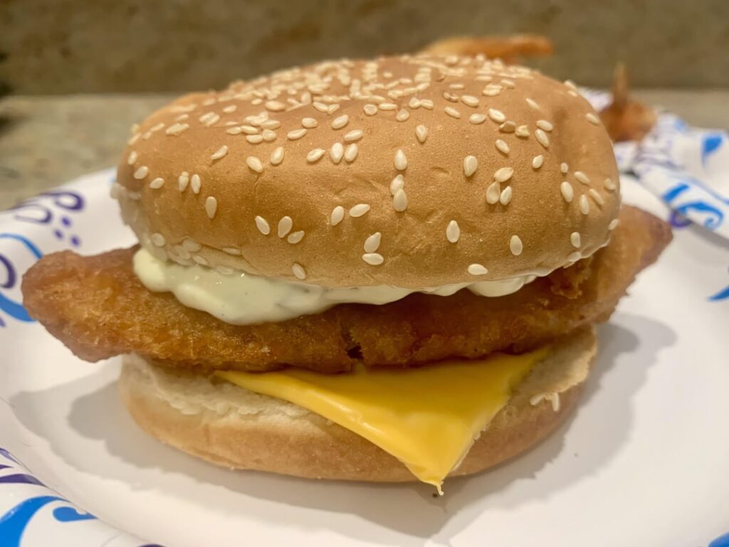 I was going for a homemade filet-o-fish