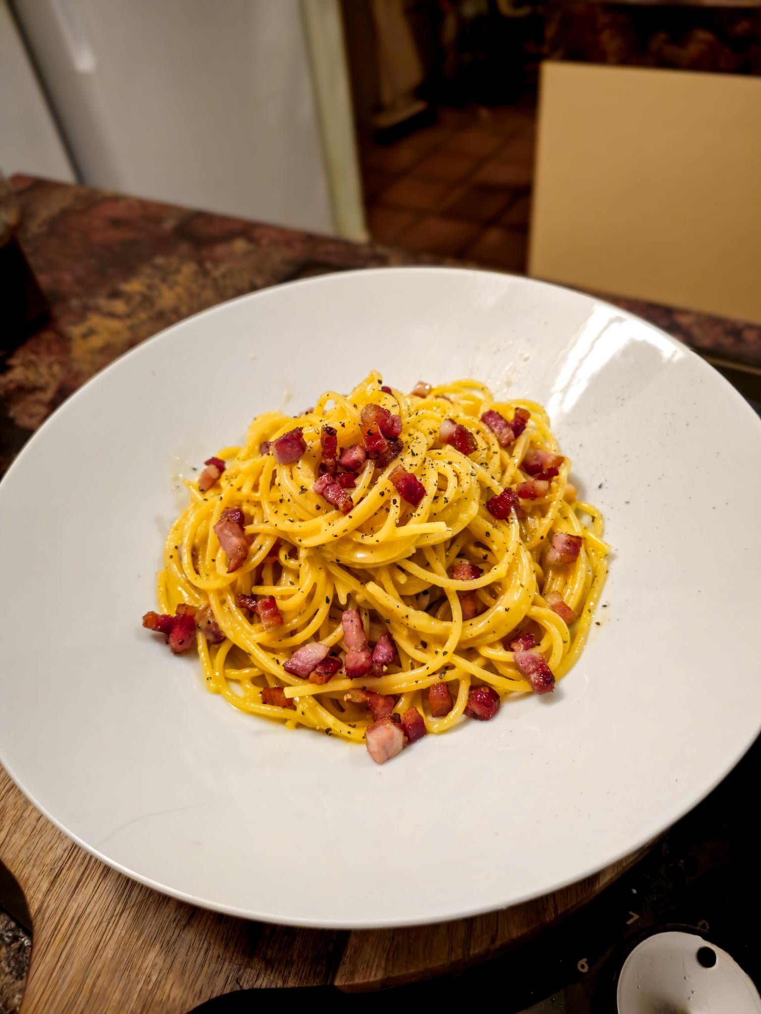 Spaghetti Carbonara [Homemade] Dining and Cooking