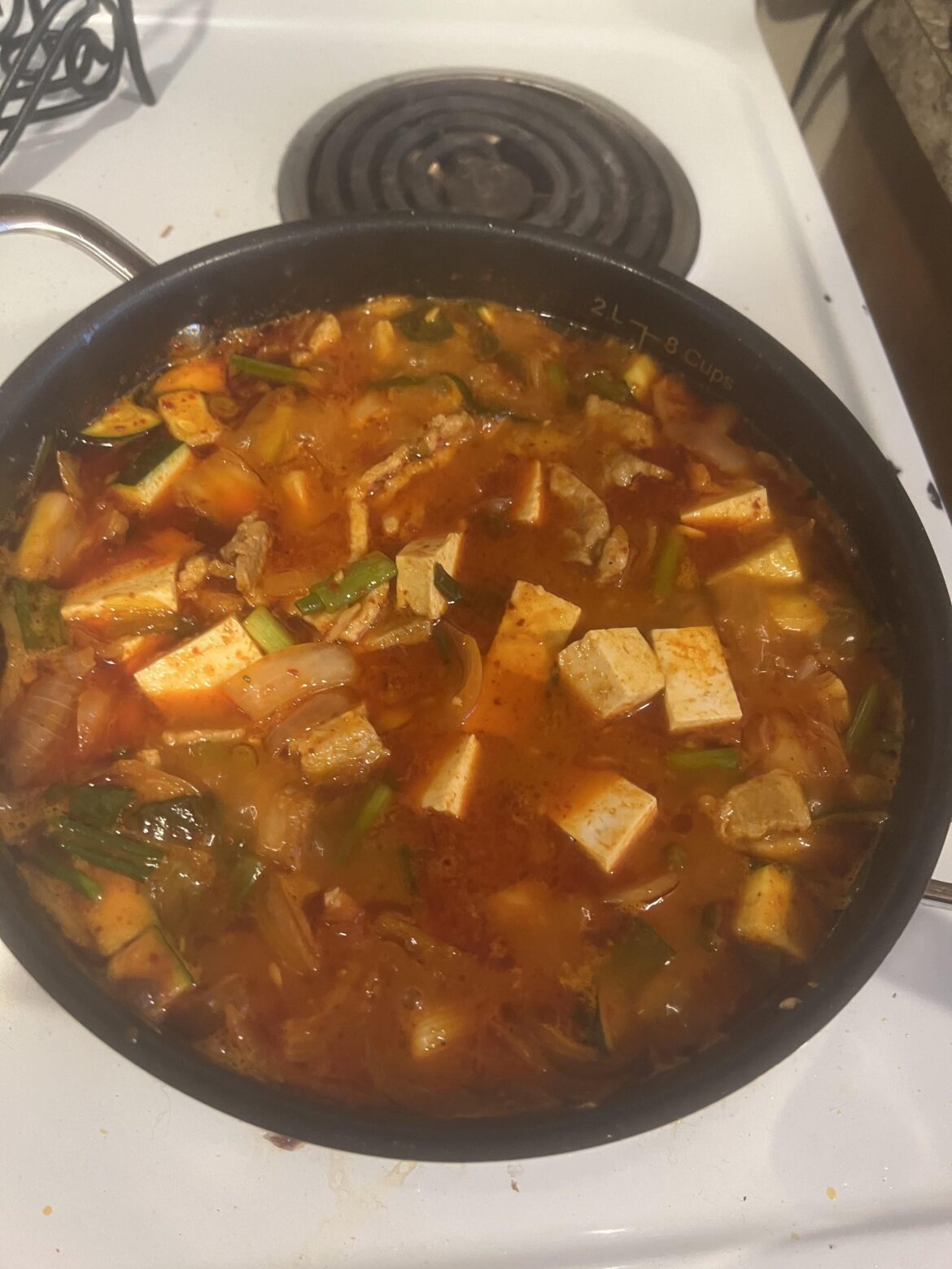 First time making Kimchi Jigae