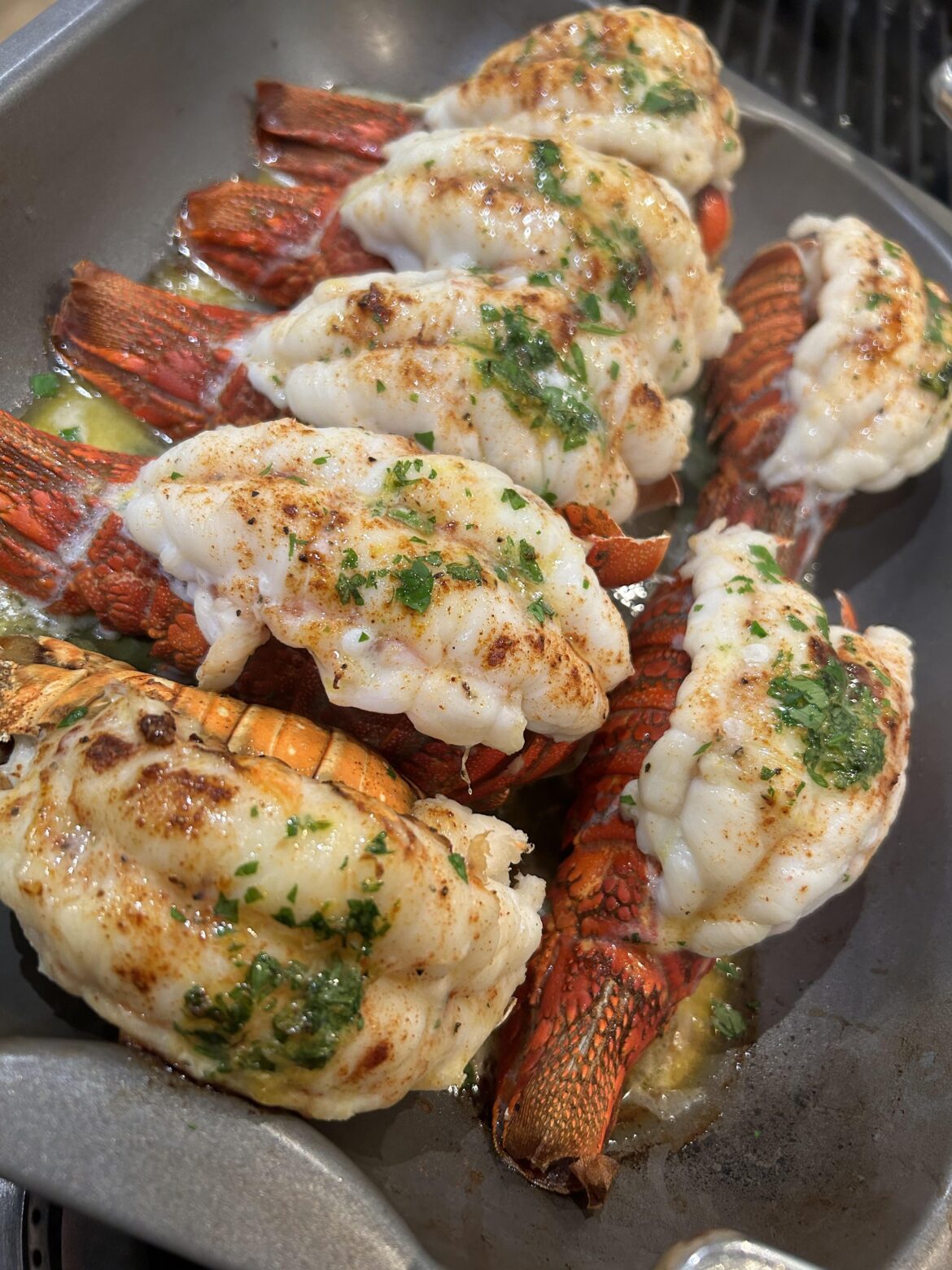 Oven baked Lobster Tails