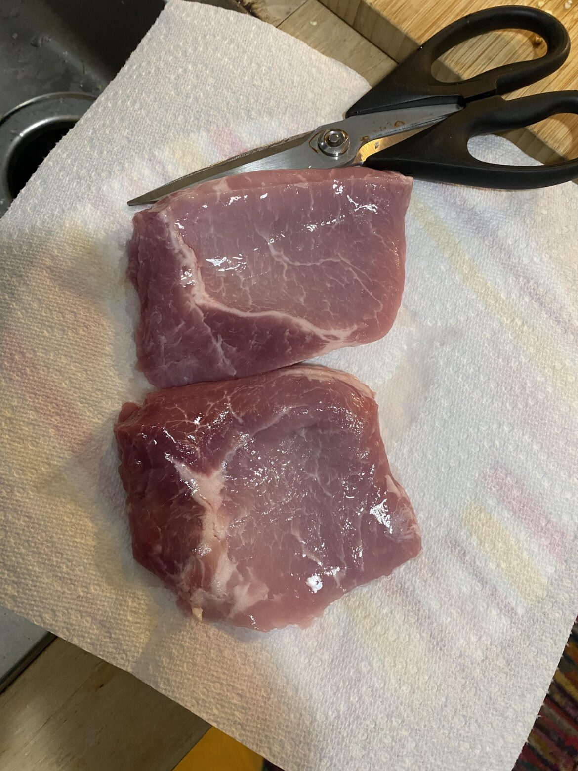 Weird cuts of pork chops