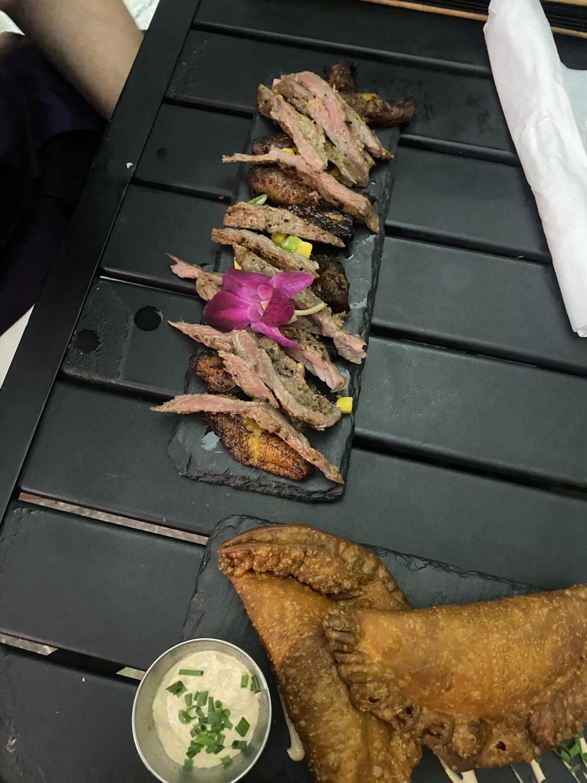 Steak 🤝 outdoor patio table