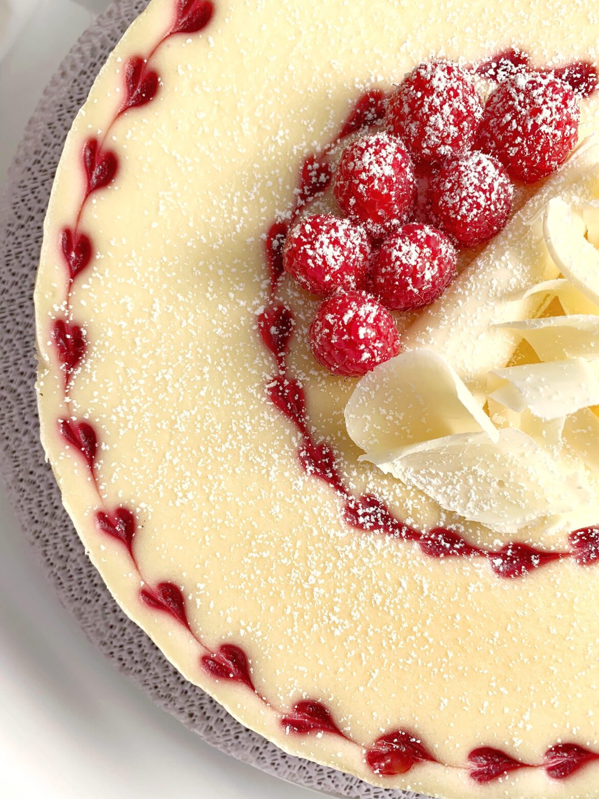 raspberry white chocolate cheesecake
