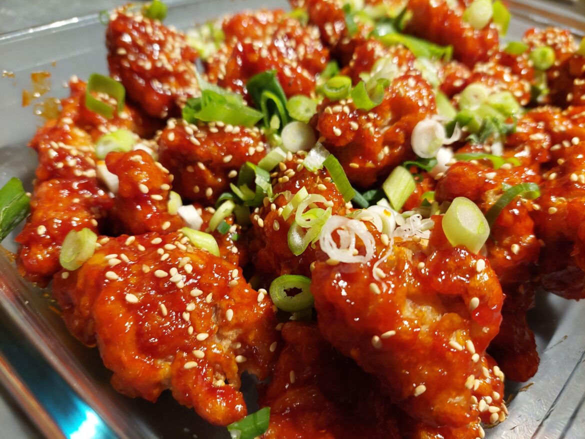 Made some Korean fried chicken at home. We call it chicken on crack©️