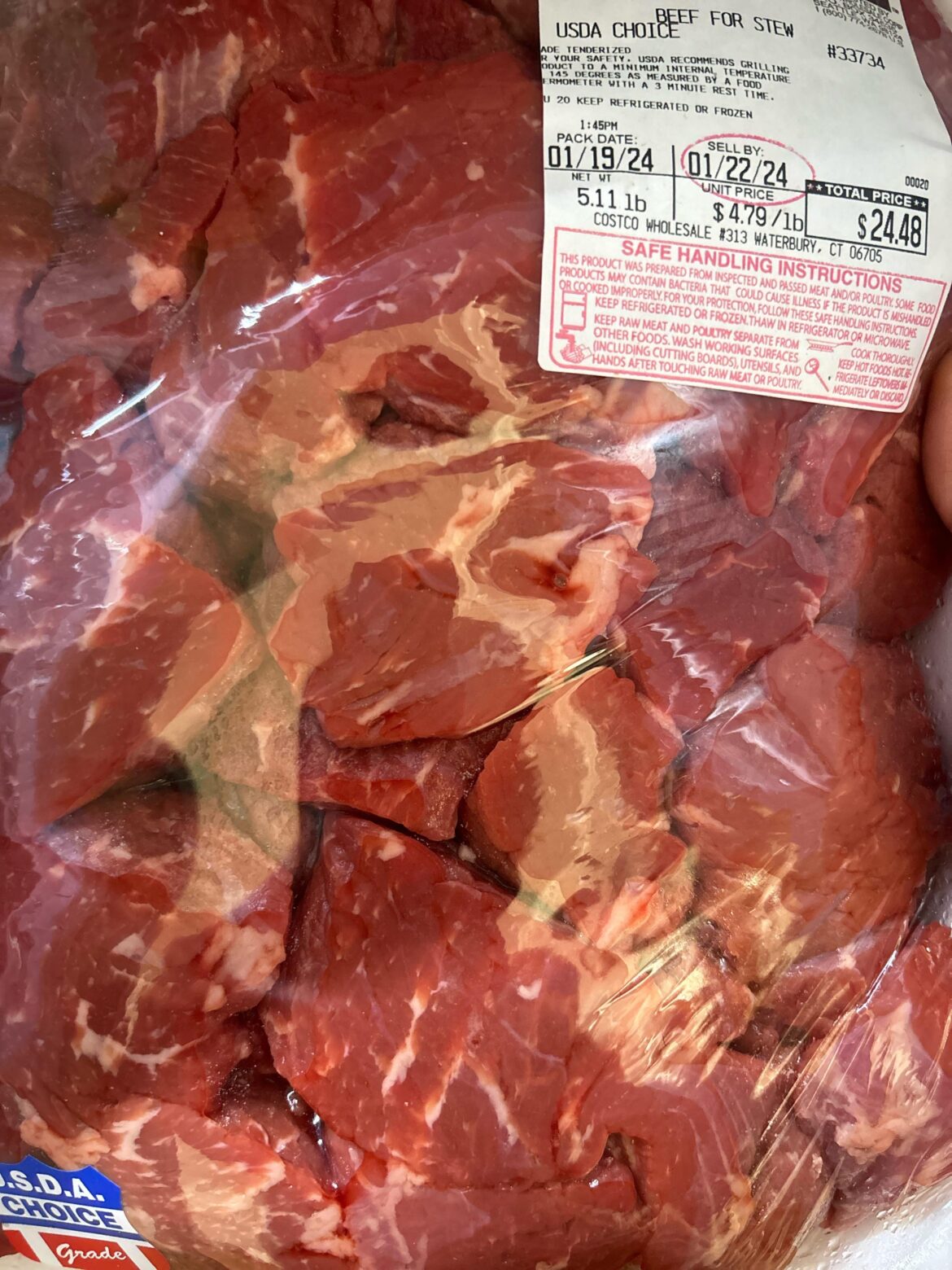 What would be the best way to use 5 pounds of beef stew chunks?