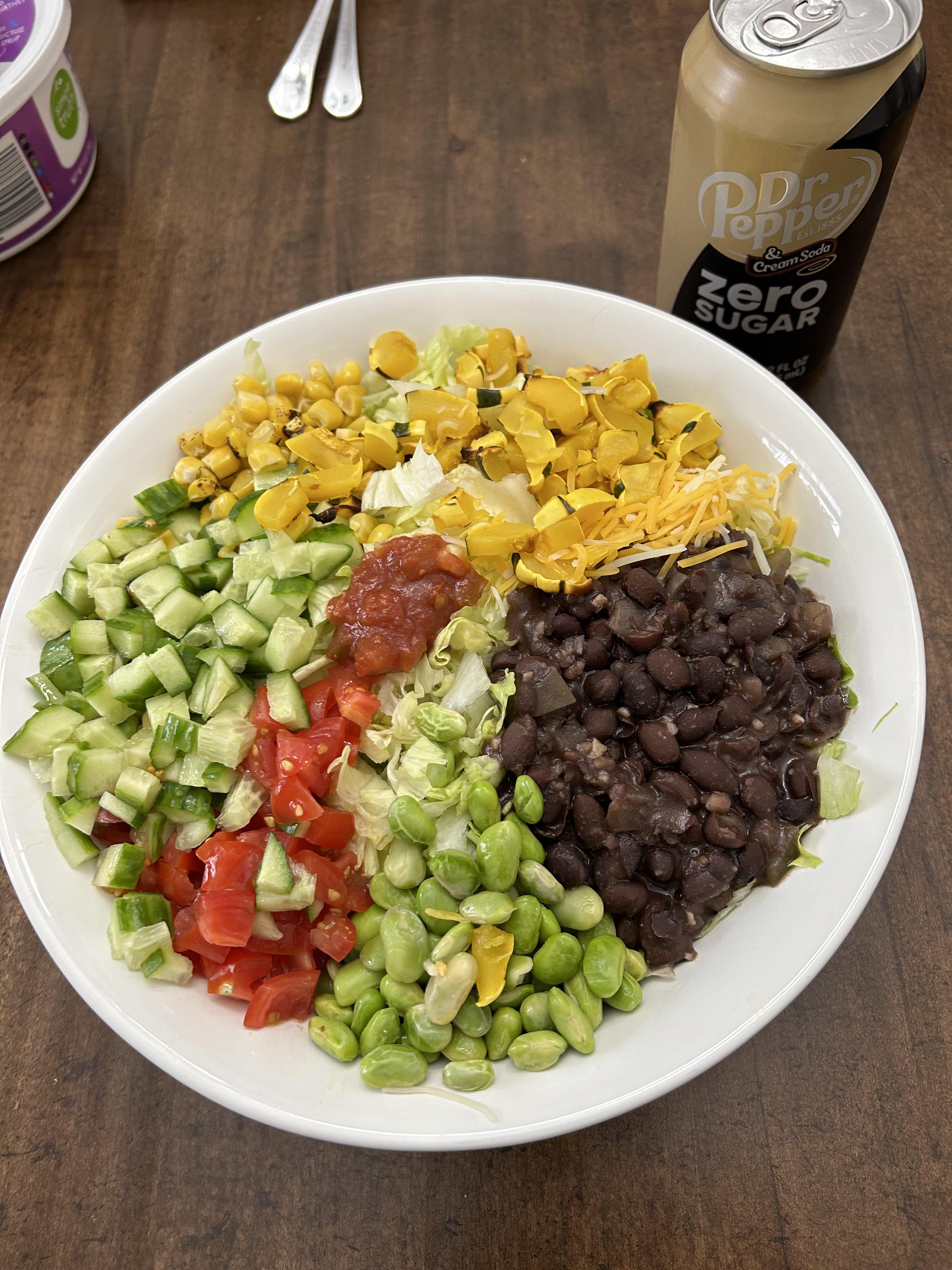 Black Bean Veggie Bowl Dining and Cooking