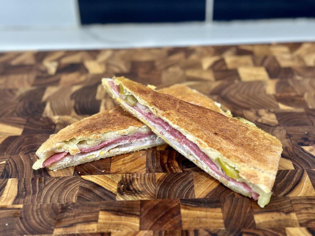 is 3:02am too late to be eating a fake cubano?