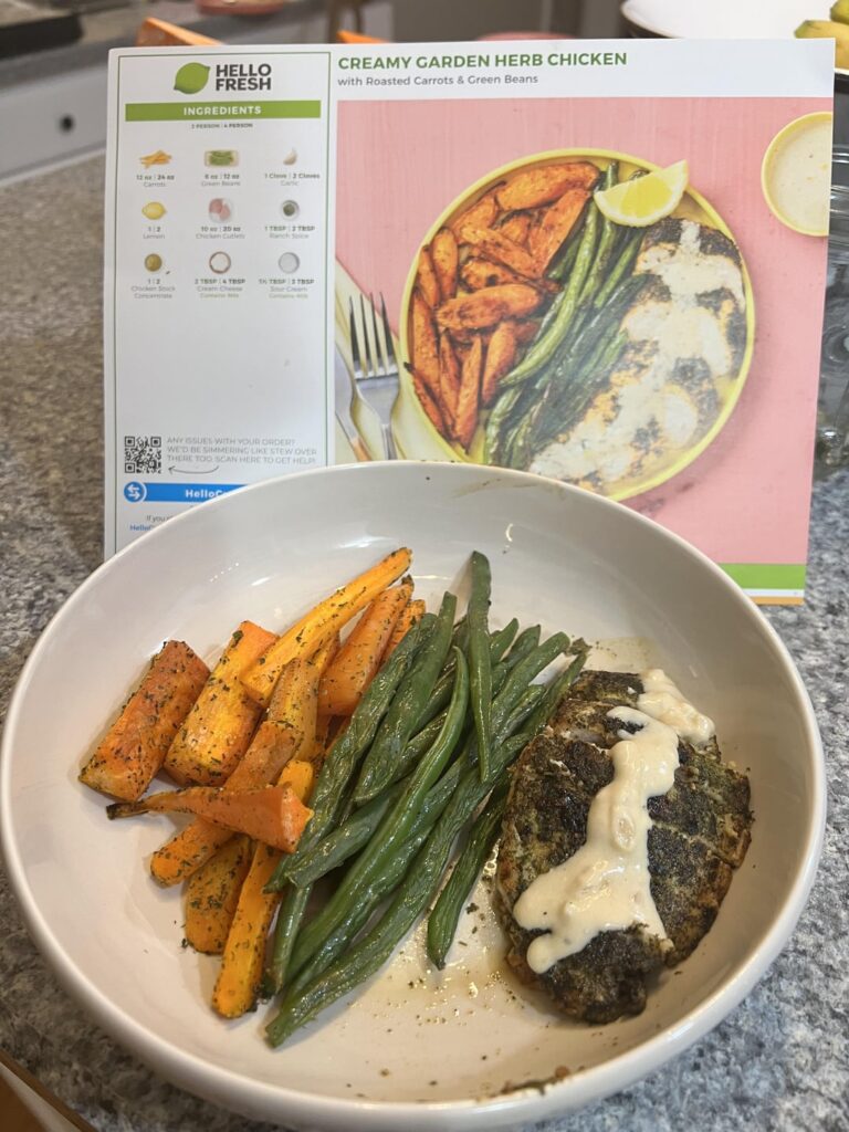 Creamy Garden Herb Chicken