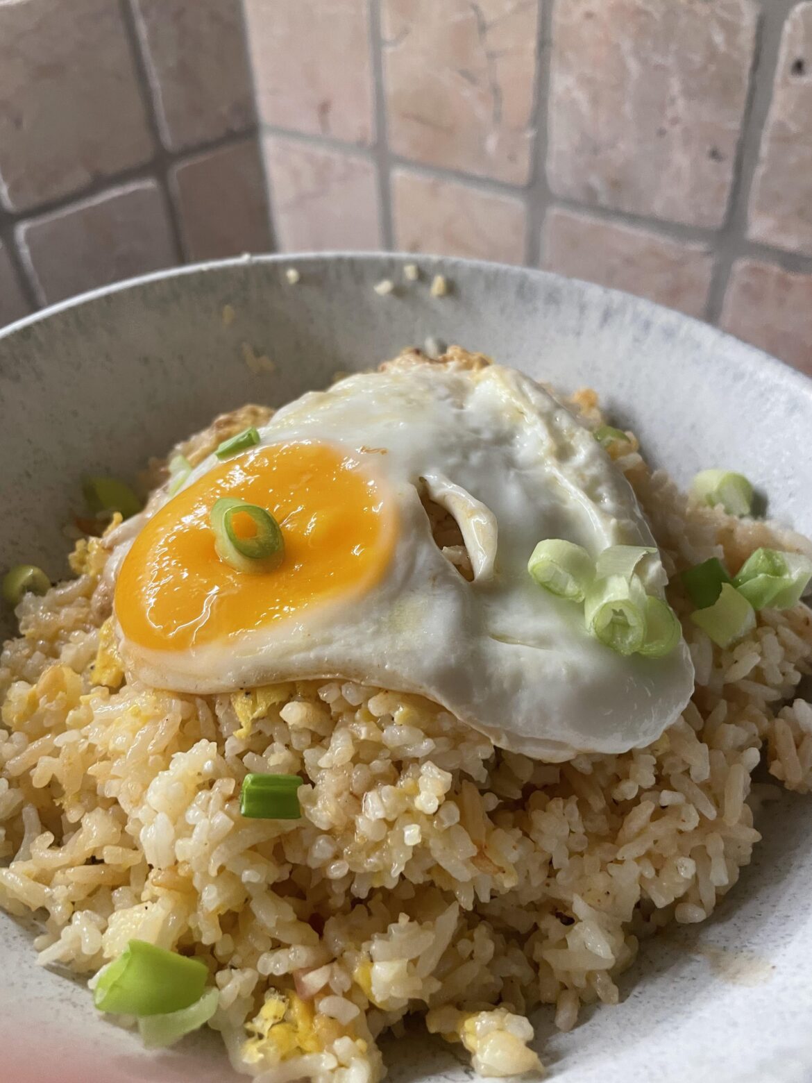 Garlic butter egg fried rice
