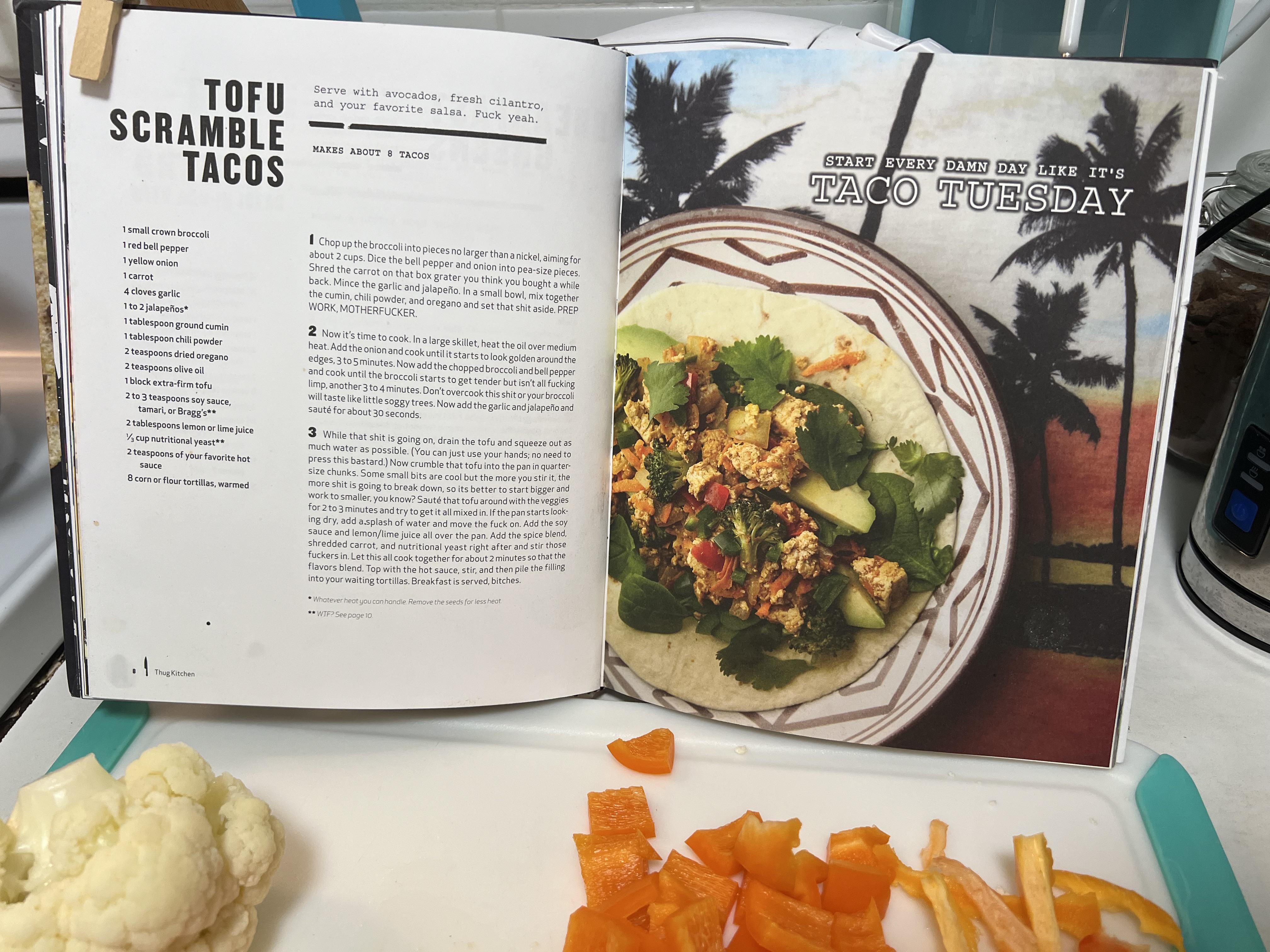 Tofu Scramble from Thug Kitchen Dining and Cooking