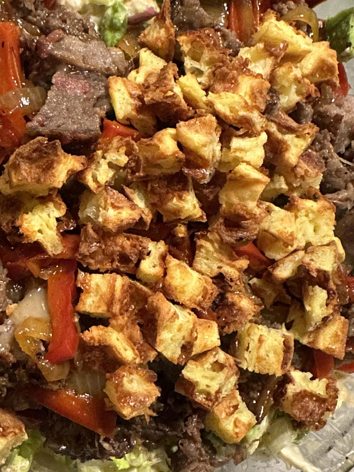 Chaffle Croutons
