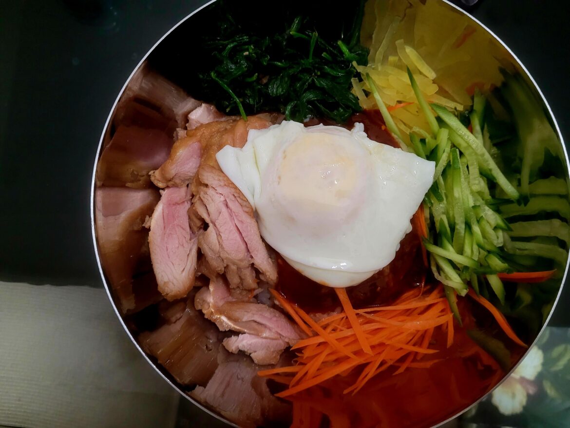 Bibimbap for dinner