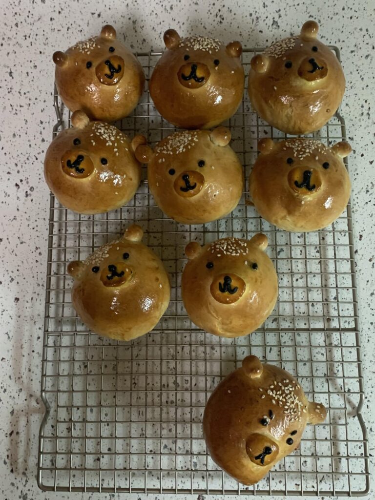 Bear Hamburger Slider Buns