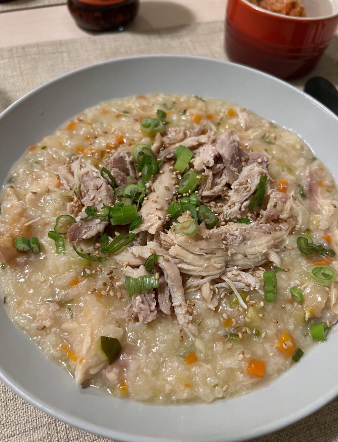 Dak Juk - Korean Chicken & Rice Porridge