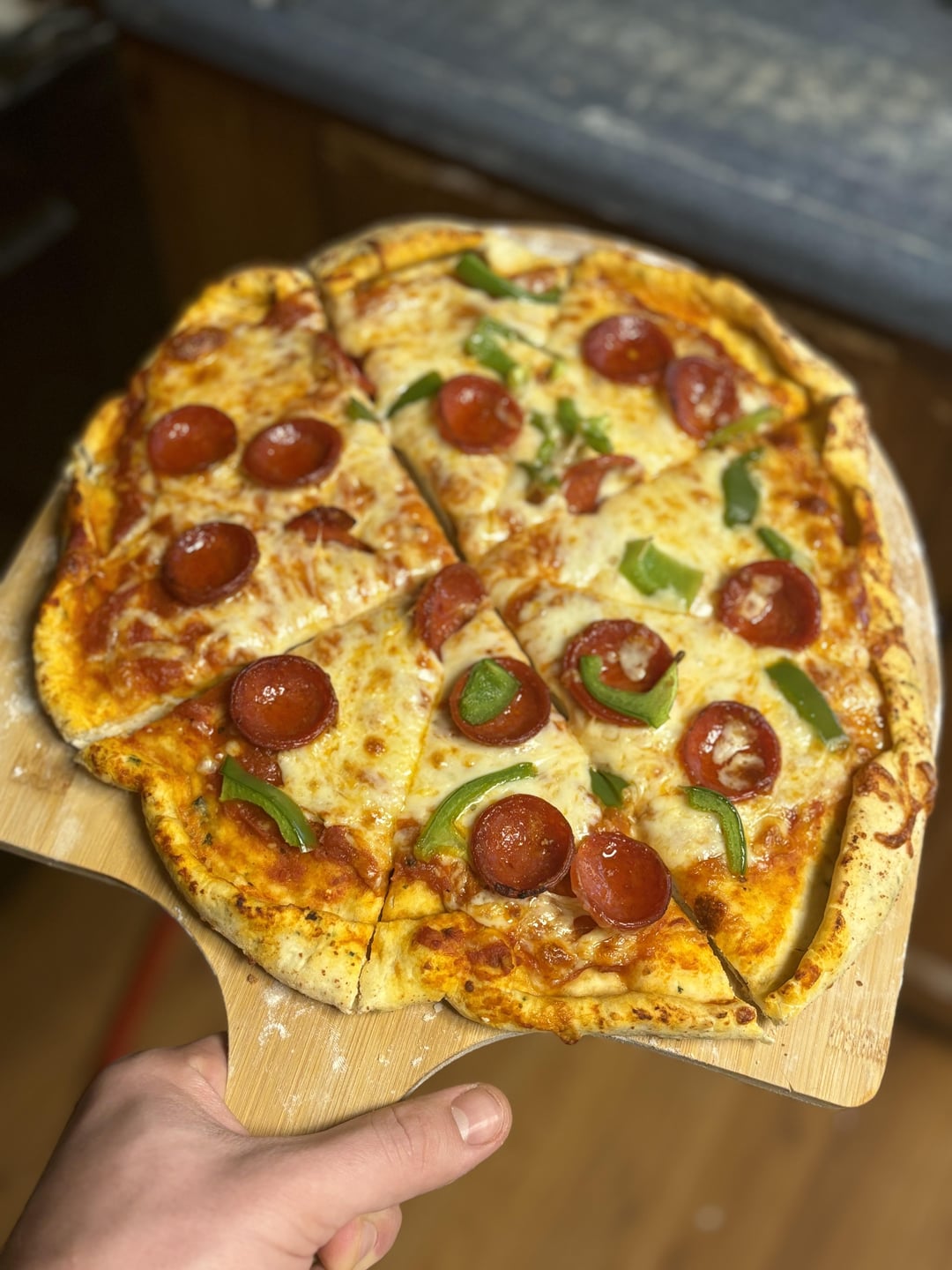 First Pizzas of 2024 Dining and Cooking