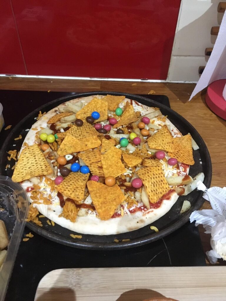 A delicacy my friend’s call p’za A delicacy my friend’s call p’za