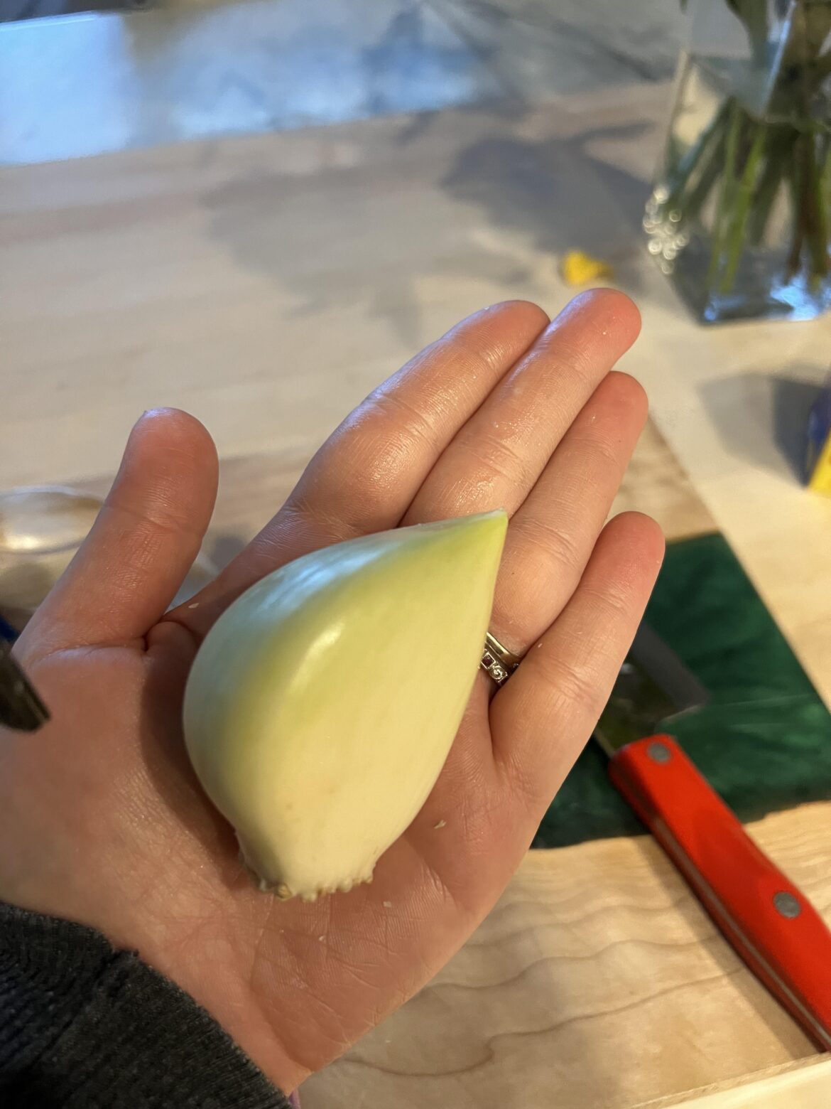 When the recipe calls for 1 clove of garlic