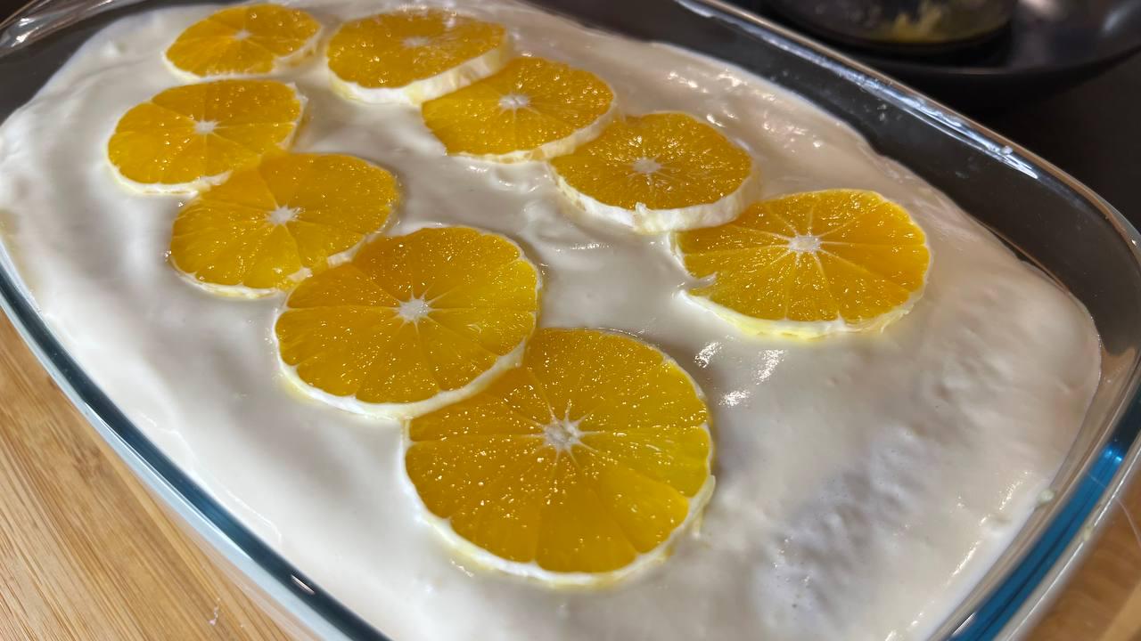 Tiramisu, but instead of coffee orange Dining and Cooking
