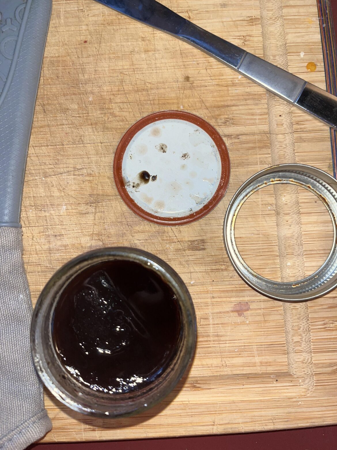 Are these spots normal? Grape jelly from 9/21