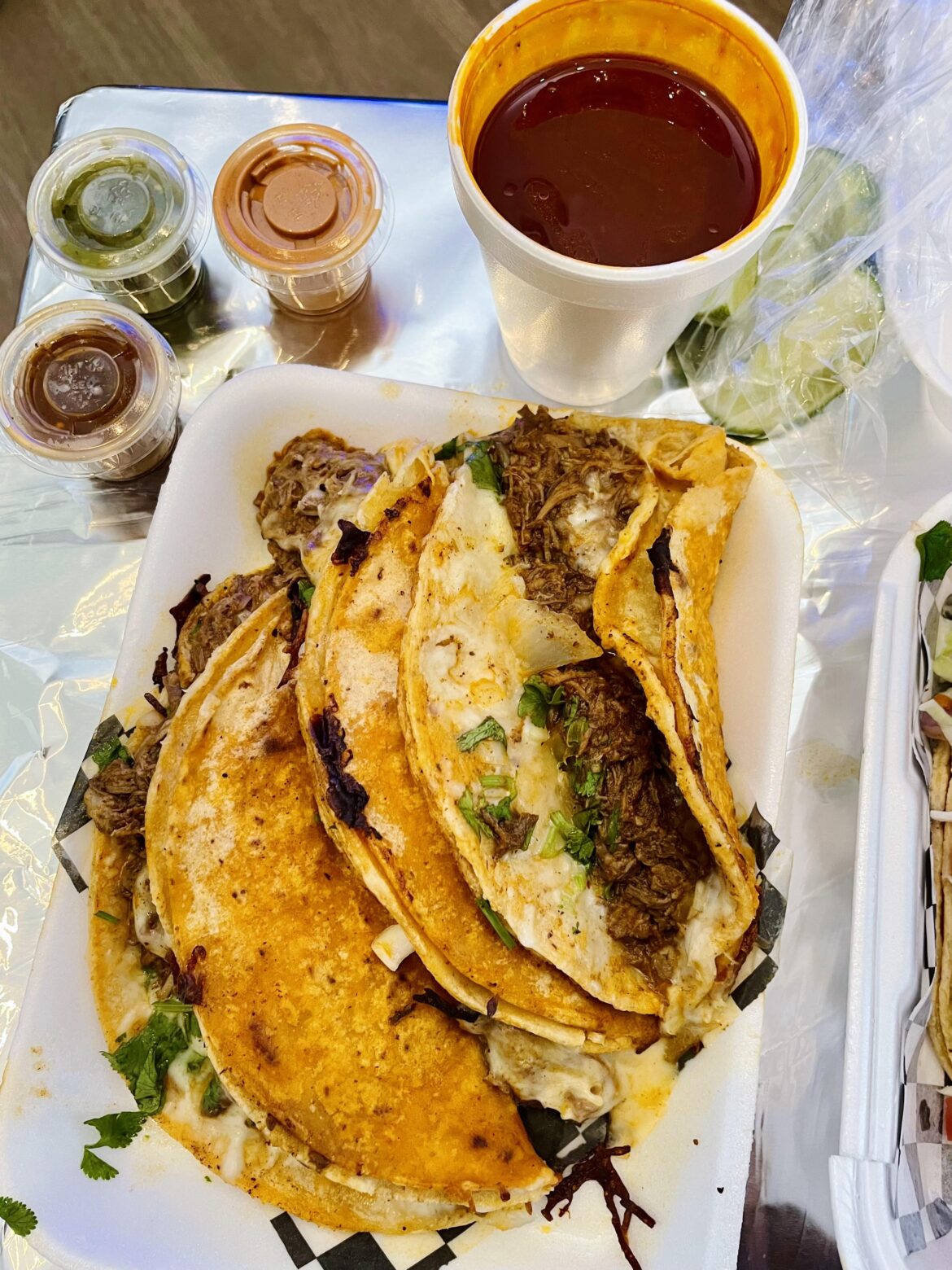 Birria tacos